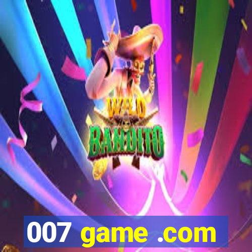 007 game .com